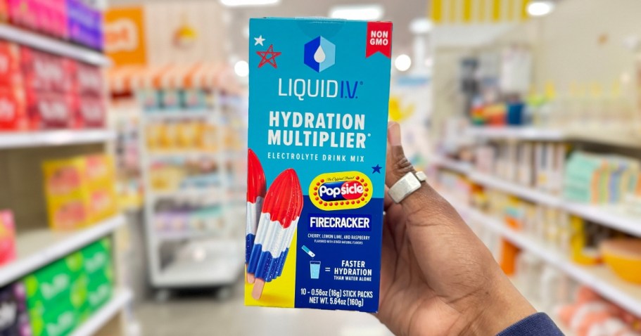 NEW Liquid I.V. Popsicle Firecracker Flavor at Target + 20% Off Other Flavors
