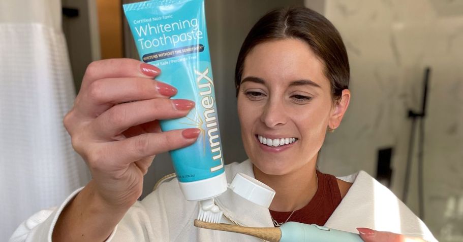 Lumineux Whitening Toothpaste 2-Pack Only $12.56 Shipped on Amazon (Great for Sensitive Teeth)