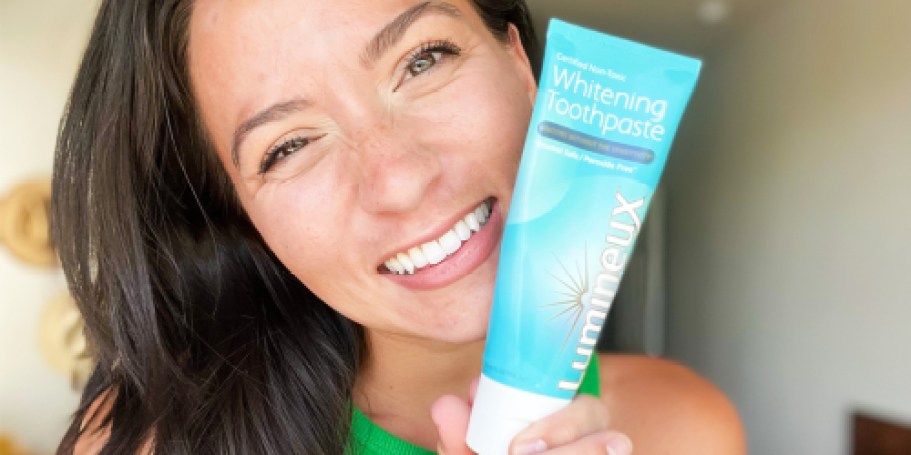 Lumineux Whitening Toothpaste 2-Pack Only $11 Shipped on Amazon | No Sensitivity!