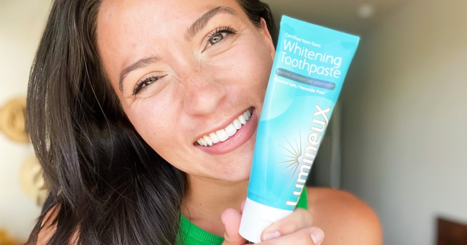 Lumineux Toothpaste 2-Pack Just $11 Shipped on Amazon (Whitens Without Sensitivity)