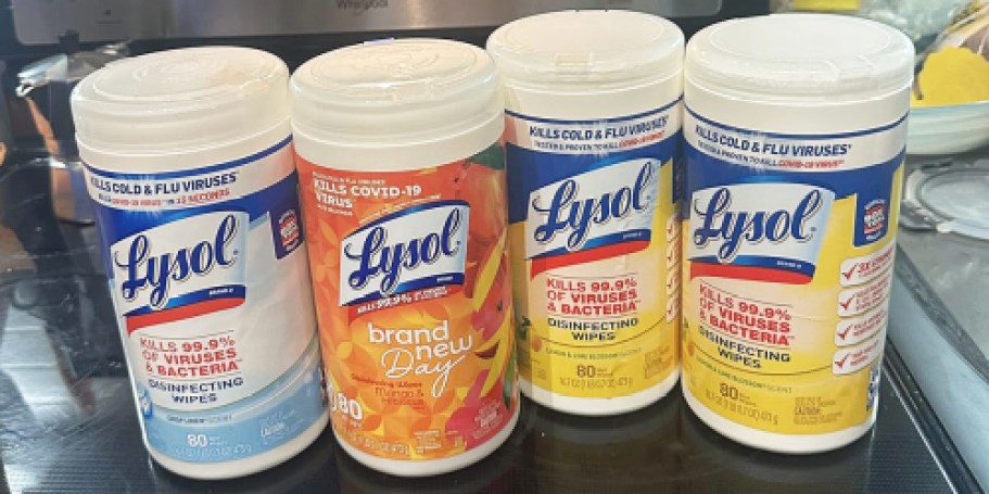 Lysol Disinfecting Wipes 320-Count Just $12.72 Shipped on Amazon