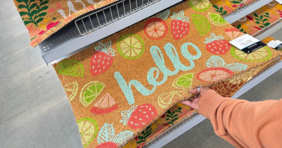Mainstays Coir Hello Fruit Doormat 