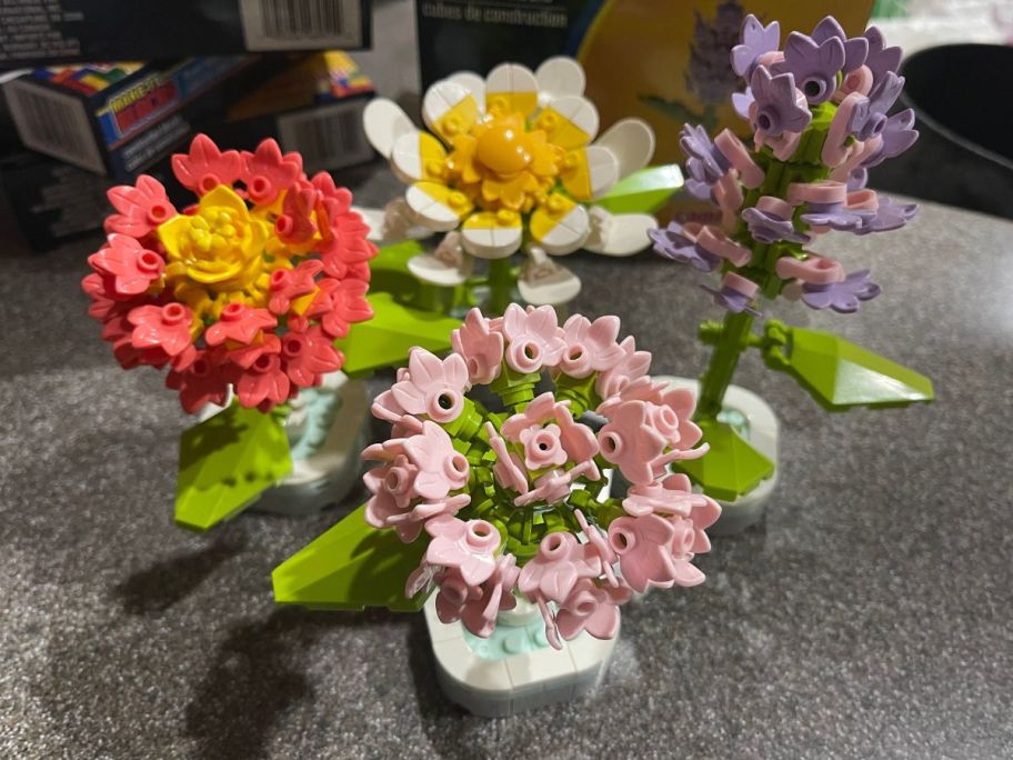 Make-It Blocks Flower Sets at Dollar Tree