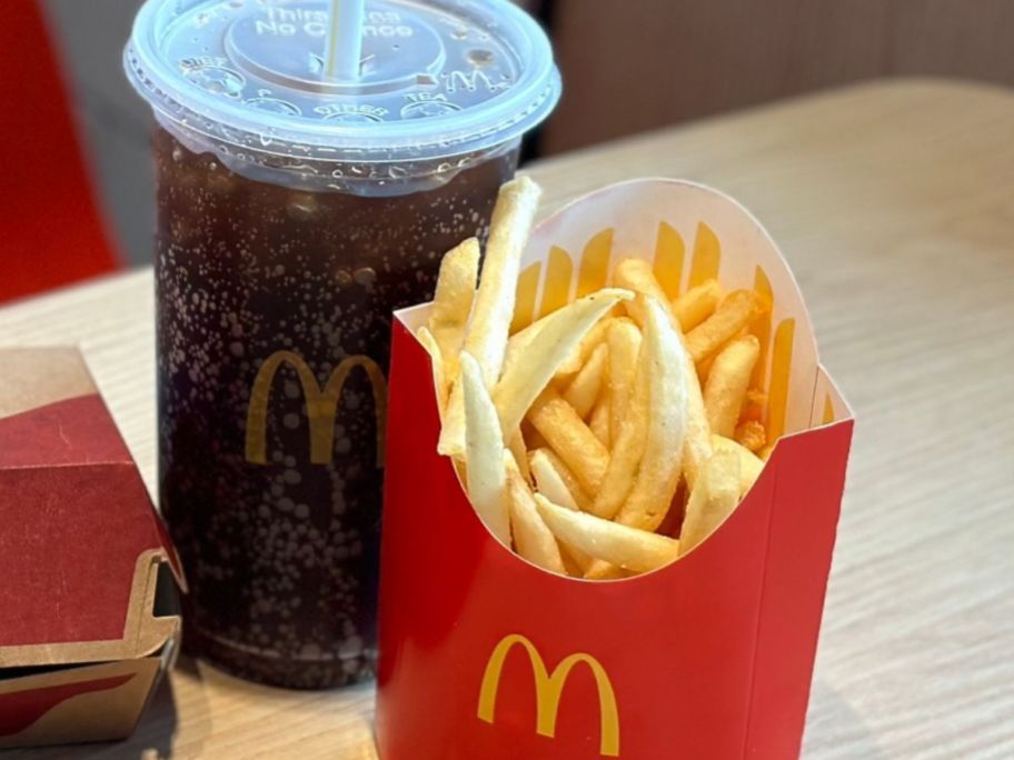 McDonalds Fries & a Soda