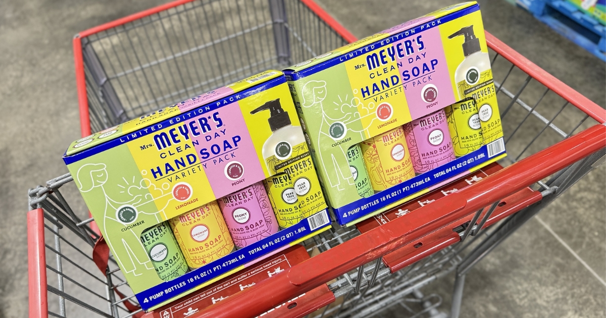 Mrs. Meyer's Hand Soap 4Pack w/ LimitedEdition Scent Only 17.99 at