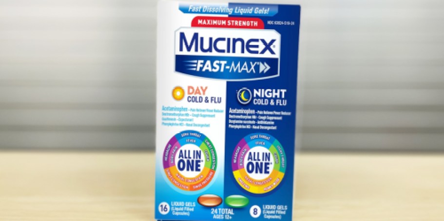 Mucinex Fast-Max Cold Medicine 72-Count Only $20.48 Shipped on Amazon (Reg. $55)