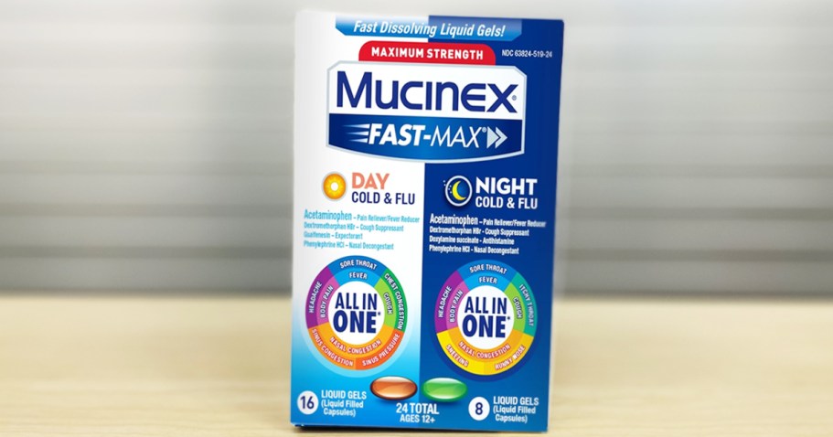 Mucinex Fast-Max Cold Medicine 72-Count Only $20.48 Shipped on Amazon (Reg. $55)