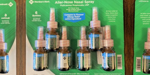 Member’s Mark Allergy Relief Nasal Spray 6-Pack ONLY $21.88 at Sam’s Club | Compares to Flonase But Cheaper
