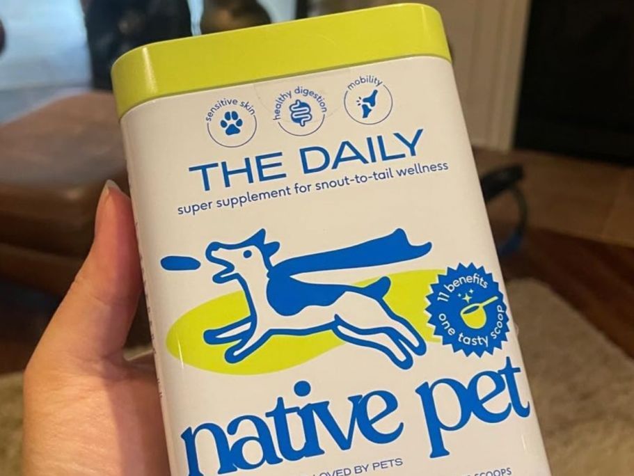 Over 50% Off Native Pet Daily Digestive Support on Amazon