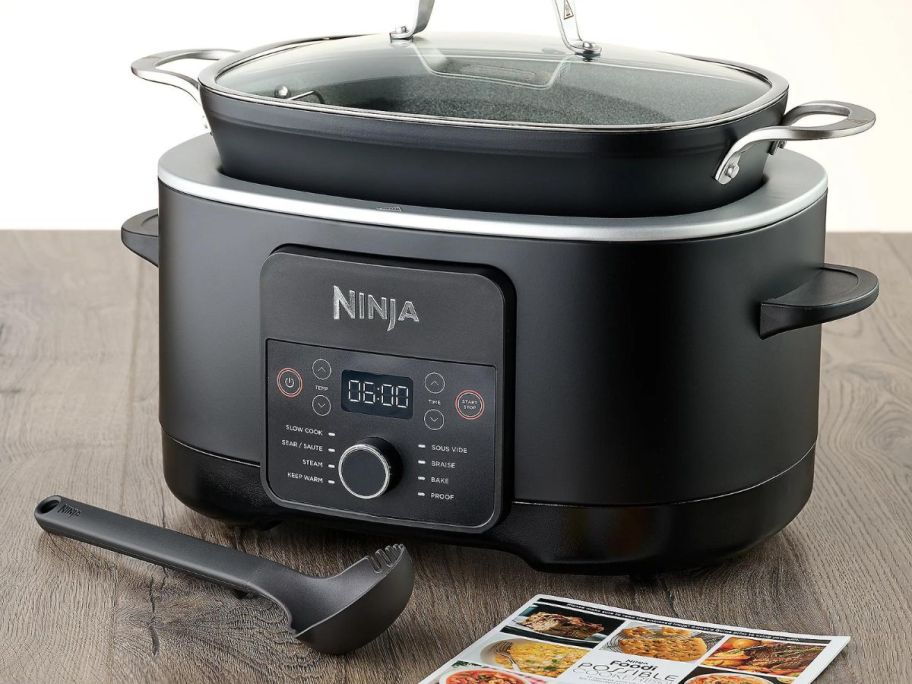 Ninja Foodi 8.5Qt Possible Cooker Pro Multicooker & Accessories on counter