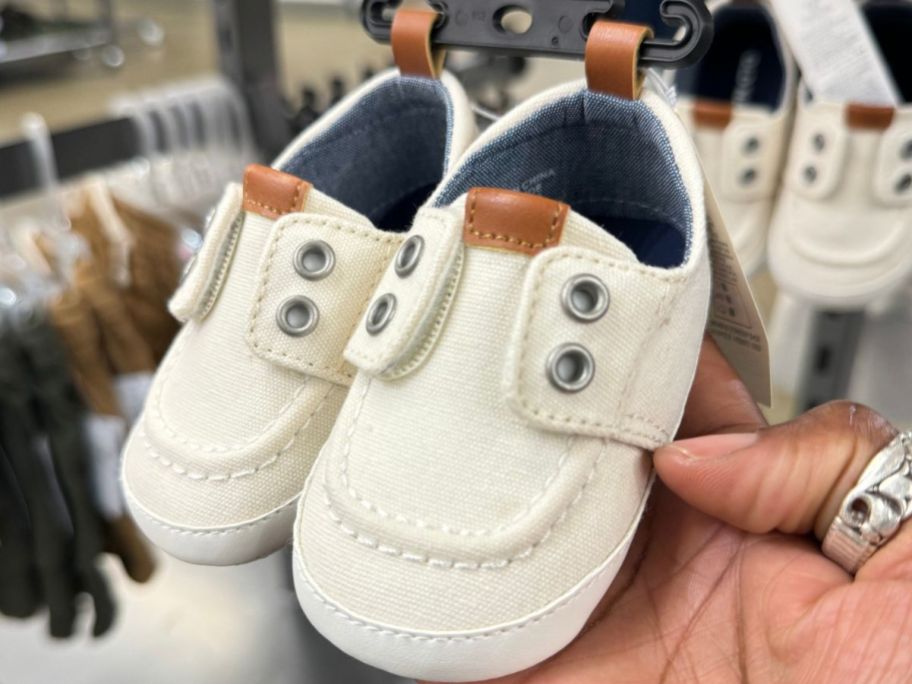 Old Navy baby Slip on Canvas Boat Shoes