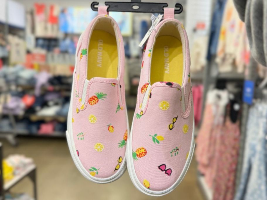 Old Navy Canvas Slip on Shoes for Girls 