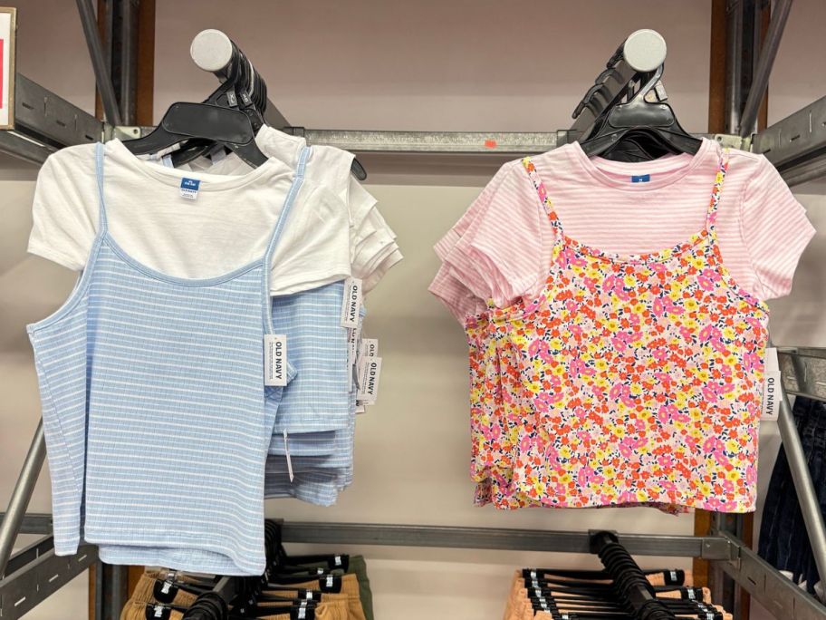 Old navy girls cami & tee sets