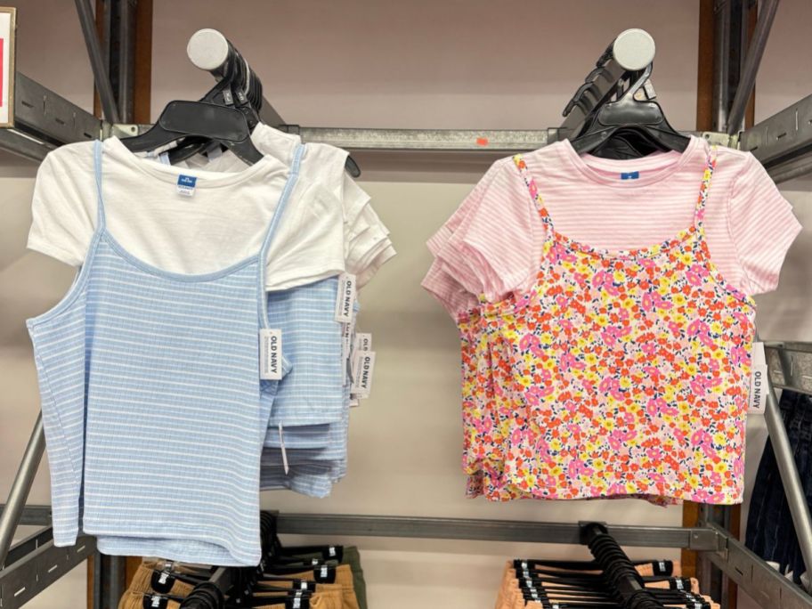 Old navy girls cami & tee sets