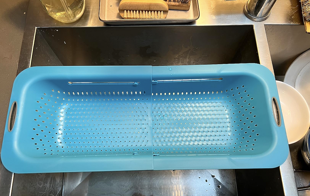 over the sink colander 