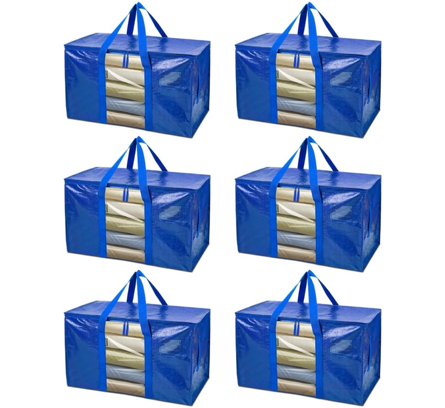 Oversized Storage Totes 6-Pack 