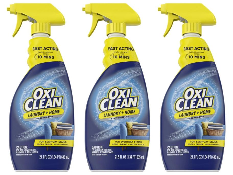 3 OxiClean Laundry Stain Remover Spray 21.5 fl oz