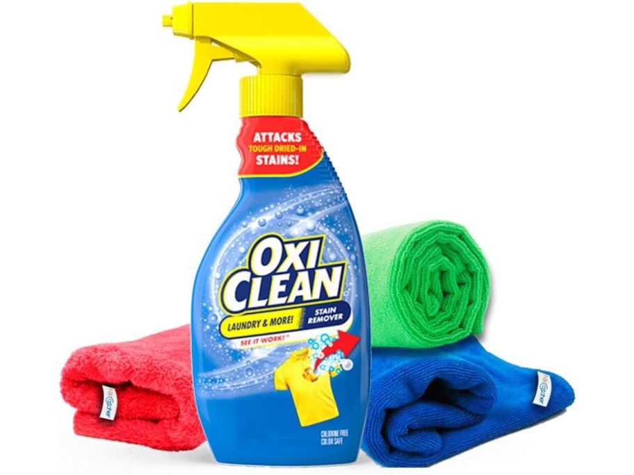 OxiClean Laundry Stain Remover with laundry