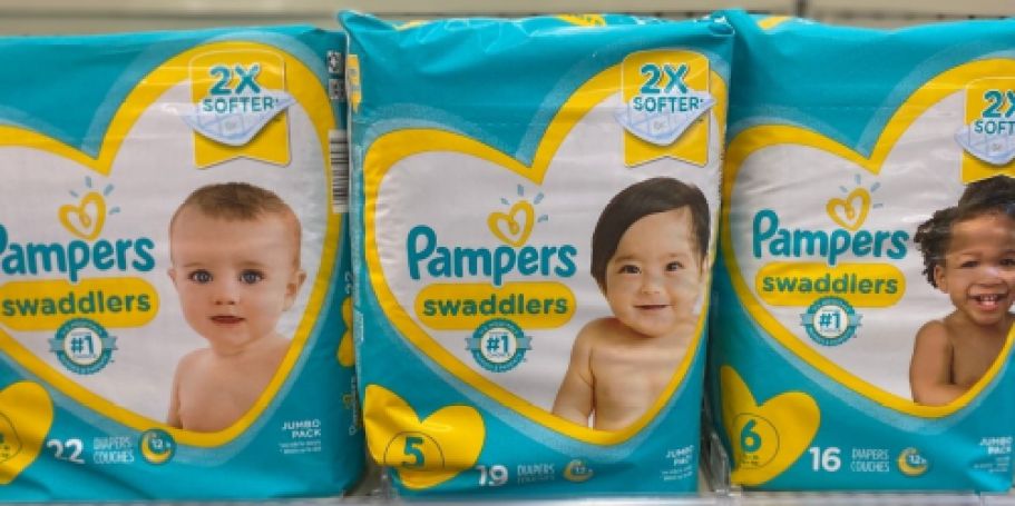 TWO Packs of Pampers Diapers Only $15 After CVS Rewards (Just $7.50 Each!)