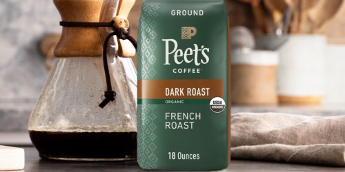 Peet’s Organic Dark French Roast Ground Coffee 18oz Only $10.48 Shipped on Amazon (Reg. $13)