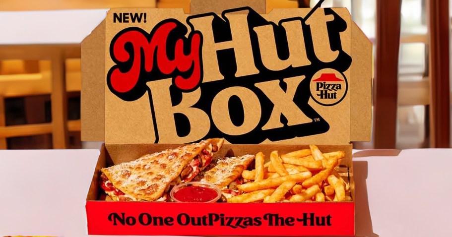 NEW Pizza Hut My Hut Box Just $6.99 (Includes Entree & Side!)