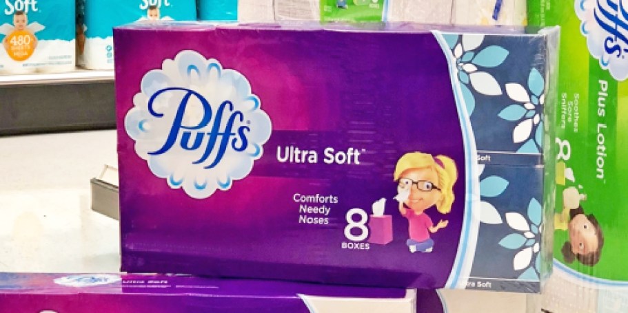 Puffs Tissues 8-Pack Just $10 Shipped on Amazon