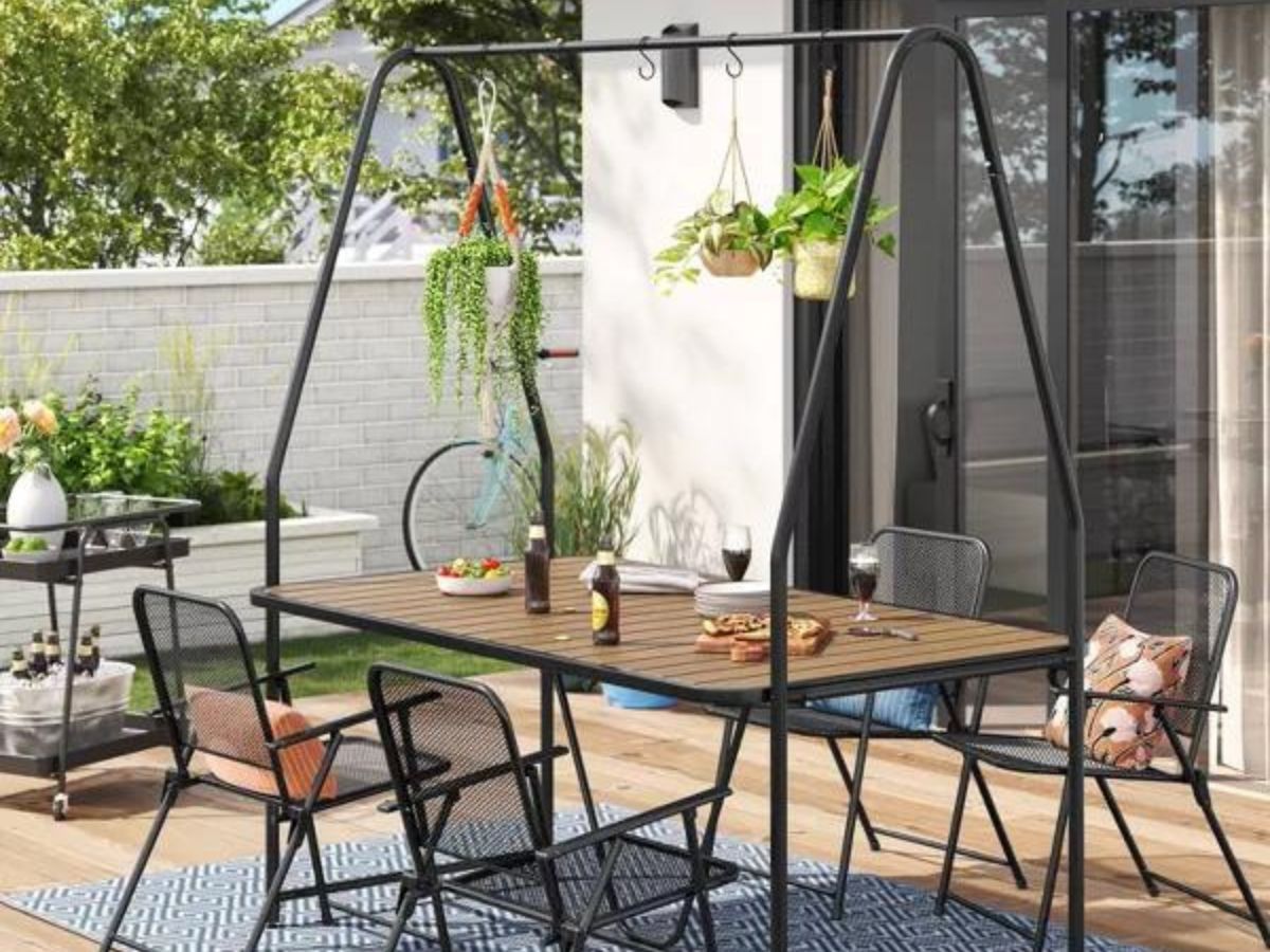 Pergola Patio Table w/ Rectangle A-Frame Just $140 at Target (Reg. $200) | Selling Quickly!
