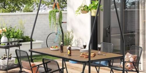 Pergola Patio Table with Rectangle A-Frame Just $140 at Target (Reg. $200) | Selling Quickly!