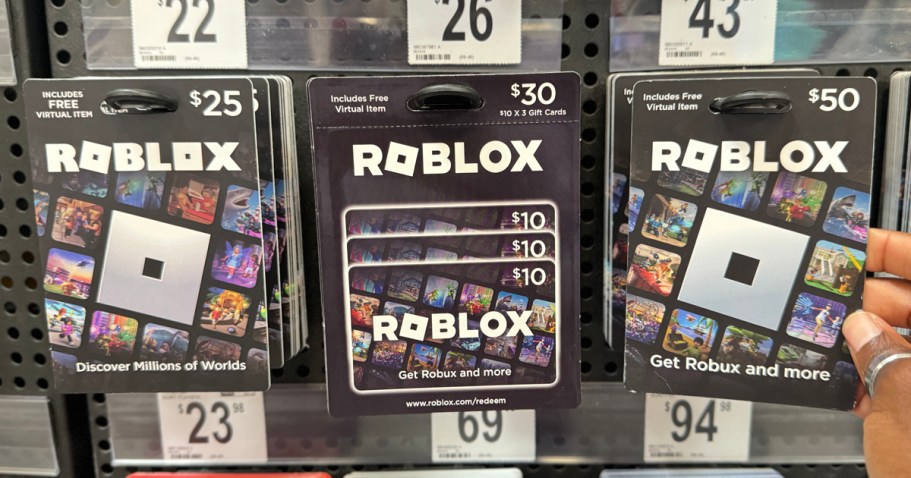 40% Off Roblox Game Cards on SamsClub.com on July 26th
