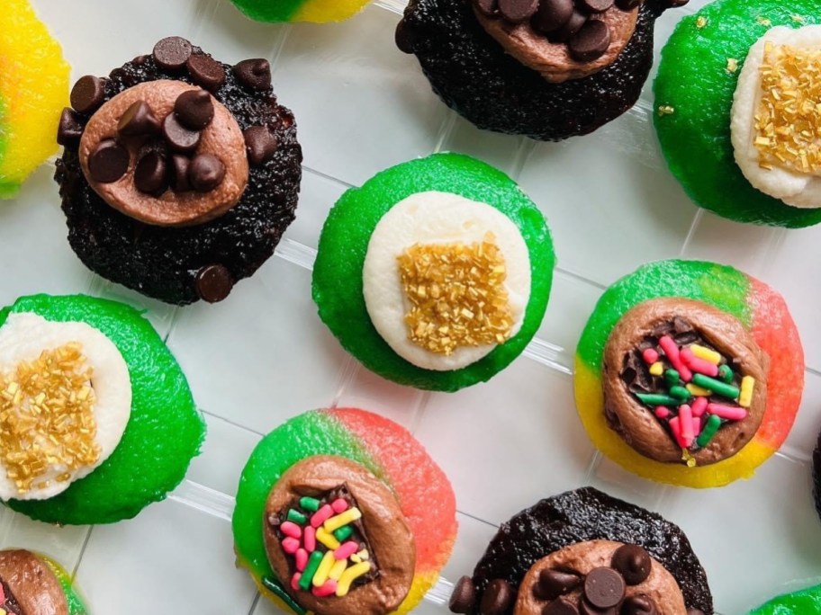 ST. Patricks Day baked by Melissa cupcakes in different flavors