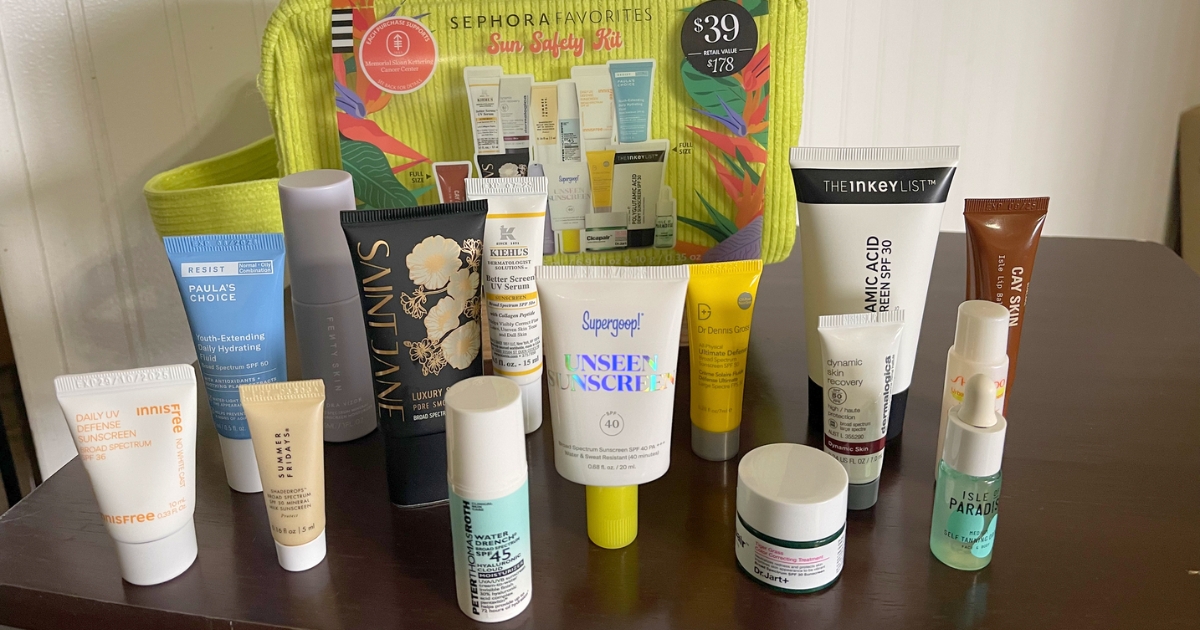 Sephora favorites sun safety top kit