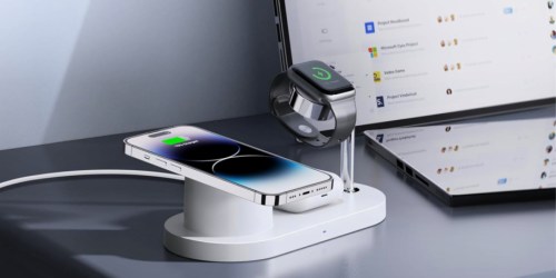 Magnetic Wireless Charging Station for Apple Devices Just $15.99 on Amazon | Charge iPhone, AirPods & Watch