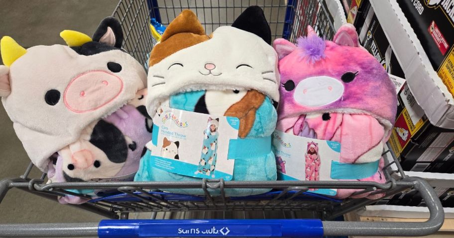 Squishmallows Hooded Blankets Only $16.98 at Sam’s Club