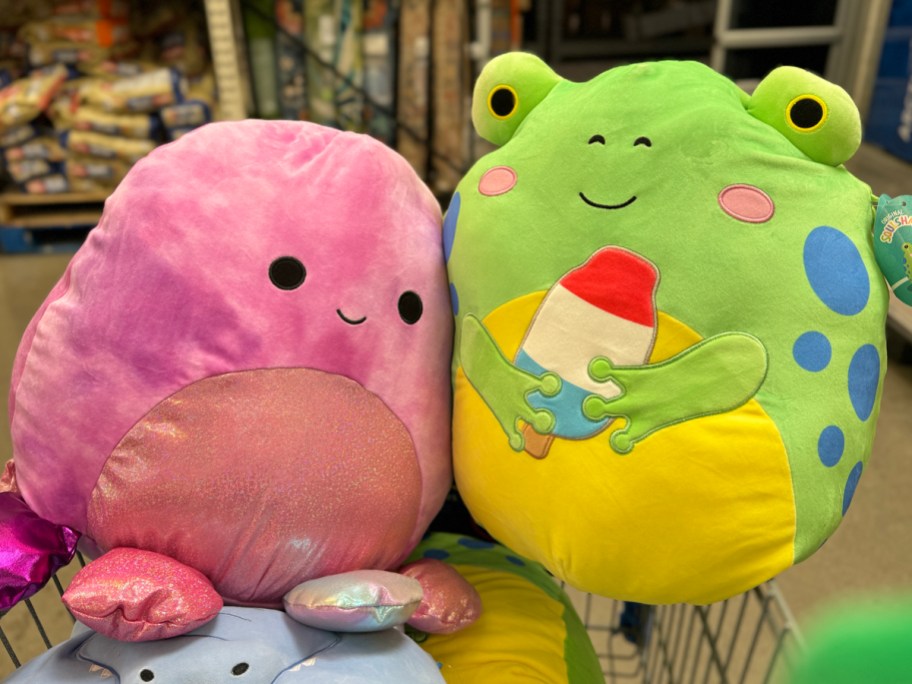 Octopus and Frog Squishmallows