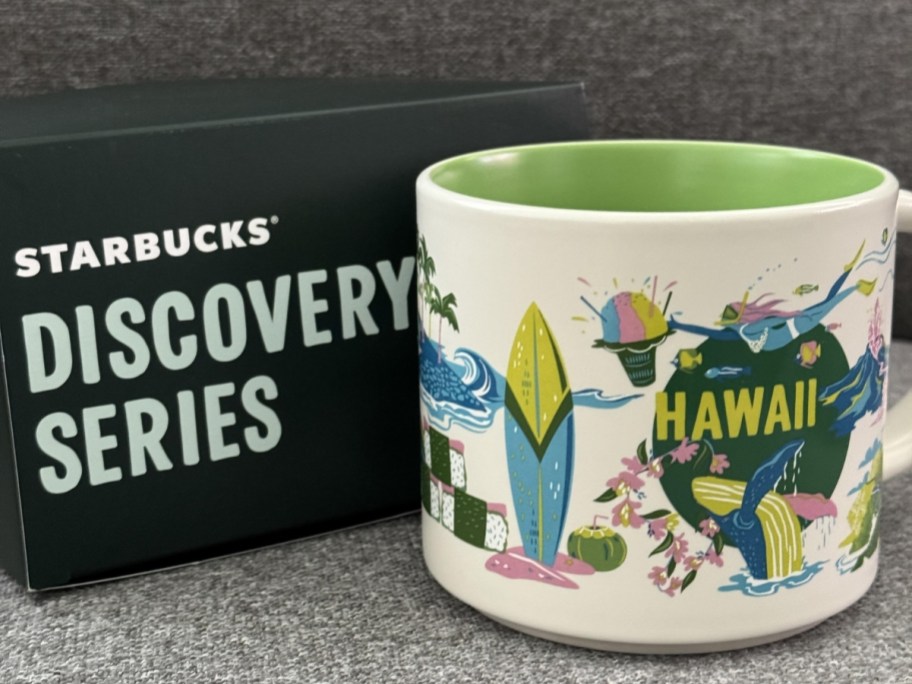 starbucks hawaii discovery series coffee mug with box