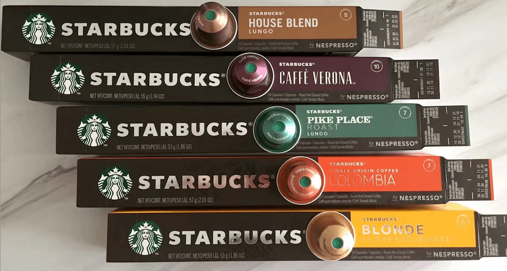 Starbucks nespresso pods 