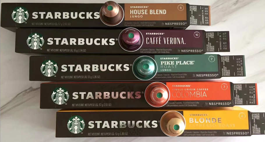 Starbucks Nespresso Capsules 120-Count Only $43 Shipped (Just 36¢ Per Cup)