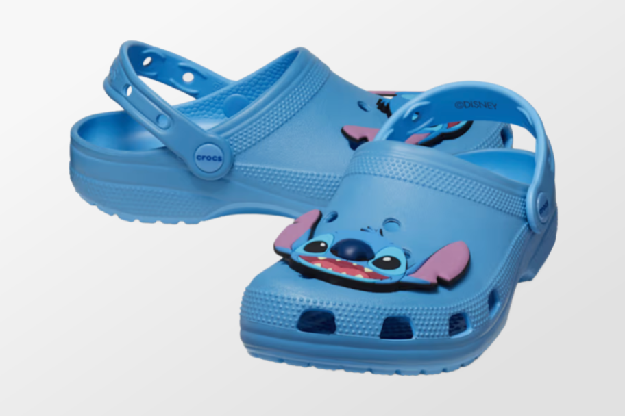 Adult Stitch Crocs shoes