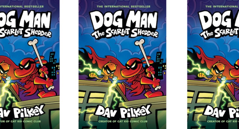 Stock image of three New Dog man book