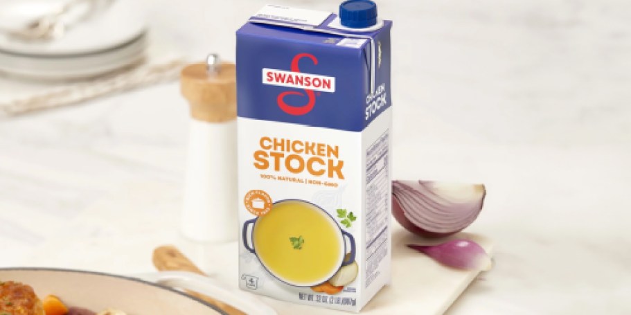 Swanson Chicken Stock 32oz Carton Only $1.87 Shipped on Amazon