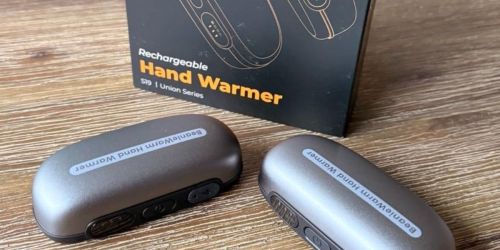 TWO Rechargeable Hand Warmers Just $10 on Amazon (Regularly $18)