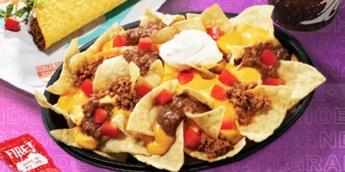 Taco Bell Taco Tuesday Deal: $1 Nachos BellGrande at 5PM EST
