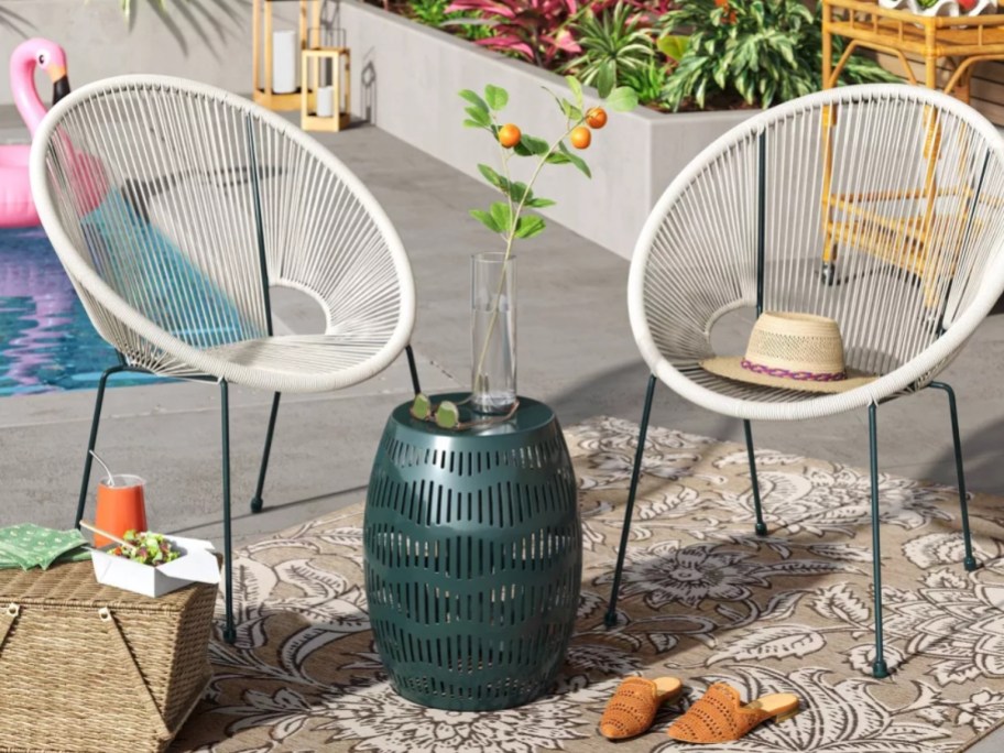 Threshold Fisher Stack Disc Patio Chair
