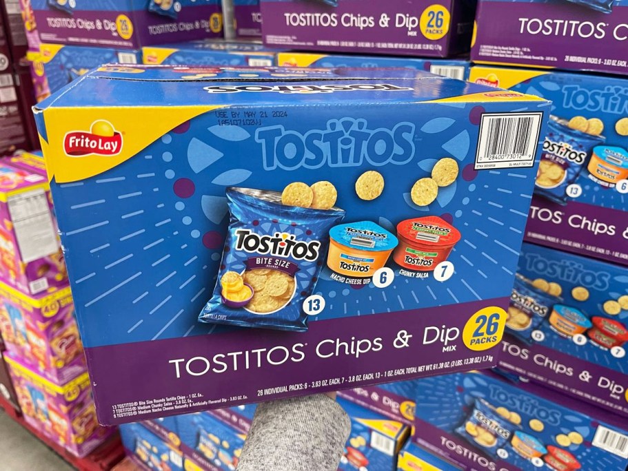 Tostitos Chips & Dip 26-Count Variety Pack Only $19.98 at Sam’s Club (Just 77¢ Each!)