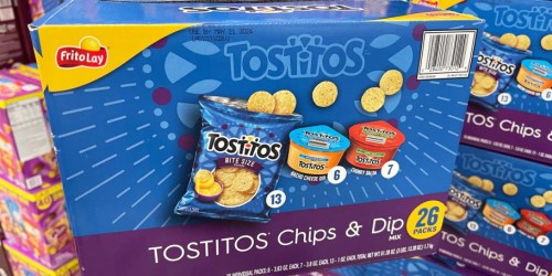 Tostitos Chips & Dip 26-Count Variety Pack Only $19.98 at Sam’s Club (Just 77¢ Each!)