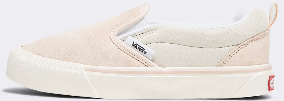 pastel pink slip-on sneaker