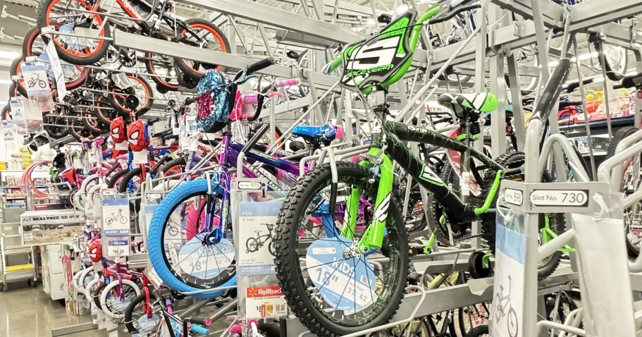 Walmart Kids Bikes from $29.97 | Balance, BMX & More!
