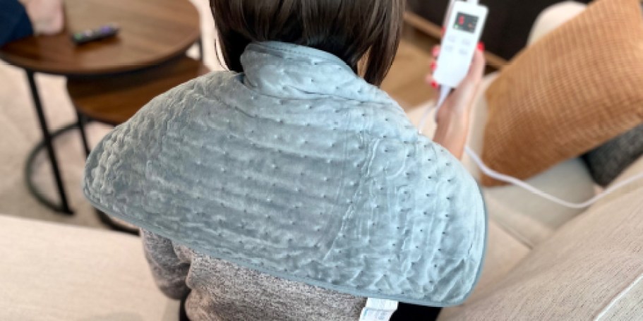 Large Heating Pad Just $11.99 Shipped for Amazon Prime Members | Heats Up in Seconds!