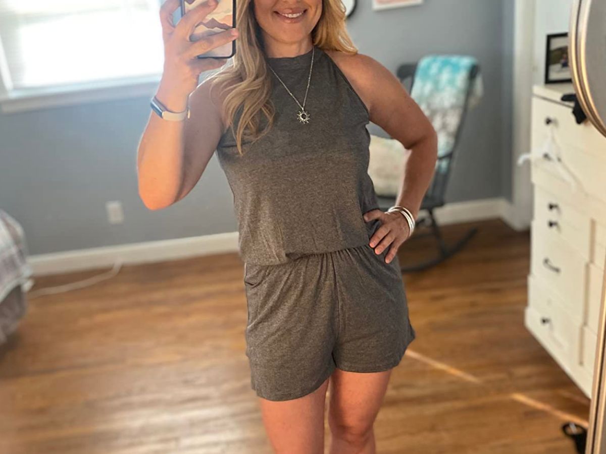 Women’s Romper w/ Pockets Only $14.99 on Amazon | Perfect for Warm Weather!