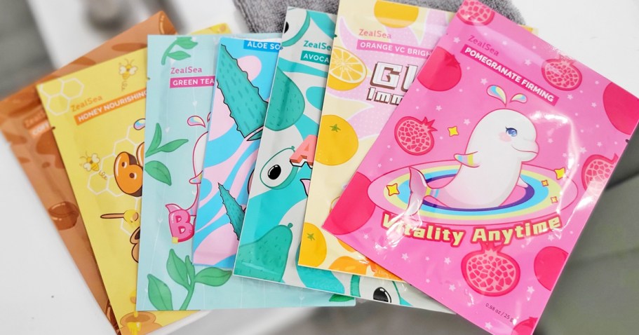 Sheet Masks 7-Pack Only $5.48 Shipped on Amazon (Nearly 2,000 5-Star Ratings!)